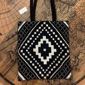 NWT Embroidered Tote Bag